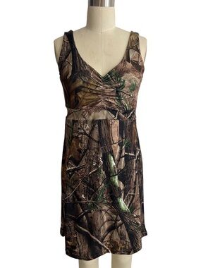 Camo Print Womens Dress Camouflage Camo Bridesmaid Wedding Dress Made in USA